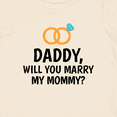 thumbnail image 4 of Inktastic Daddy Will You Marry My Mommy with Rings for Proposal Boys or Girls Baby T-Shirt, 4 of 5
