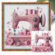 thumbnail image 1 of Hilo Algodón Ecológico Bordado Máquina Coser Con 14CT Punto Cruz 40x40cm, 1 of 9