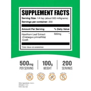 BulkSupplements Hawthorn Leaf Extract Powder - 100 Grams (3.5 oz)