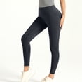 thumbnail image 4 of BUIGTTKLOP Yoga Pants for Women Seamless High Waisted Leggings Butt Lifting Stretchy Ankle Length Workout Tights, 4 of 6