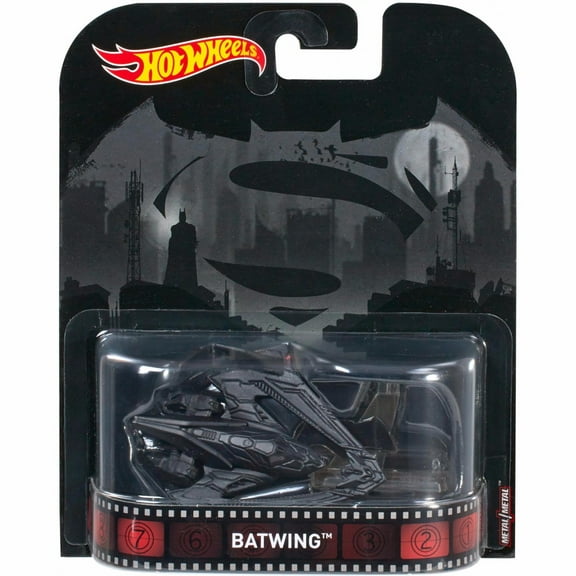 Batwing Hot Wheels 2017 Retro Series 1/64 Die Cast Vehicle