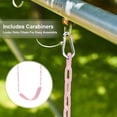 thumbnail image 4 of JBeeCtrl Baby Swing Seat for Outdoor Playground for Kids with 60" Heavy Duty Chain Pink, 4 of 7