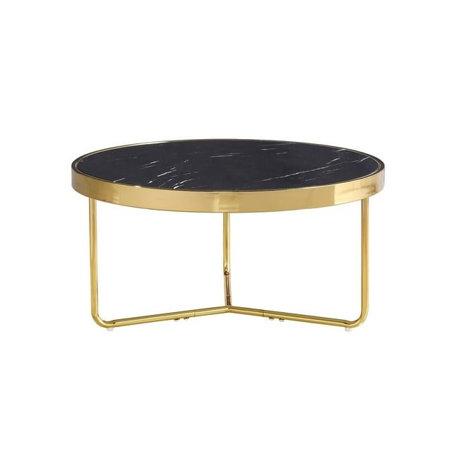 Mesa de Centro Kessa Muebles Paterna Dorado