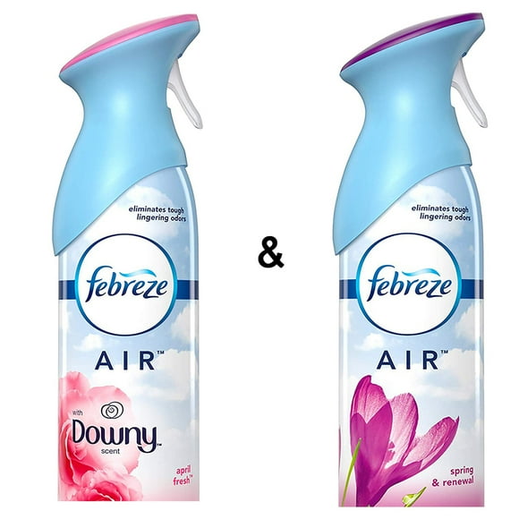 Air Freshener with Dawn Scent, April Fresh, 250 g by Febreze & Air Freshener Spring & Renewal (1 Count, 250 g) by Febreze