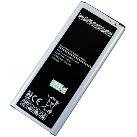 New Standard Battery For Samsung Galaxy Note 4 IV SM-N910 9100 N910A N910T N910V N910P N910F EB-BN910BBK (The Best Battery For Note 4)