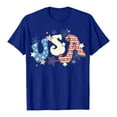 thumbnail image 4 of TOWED22 USA Shirts for Women 4th of July Shirt Women Cute Patriotic Print Tshirt America Tee Tops(Blue,L), 4 of 6