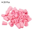 thumbnail image 3 of Bell End Stopper, Cord Rope Lock for Drawstring Bag, Pink 20 Pack, 3 of 5