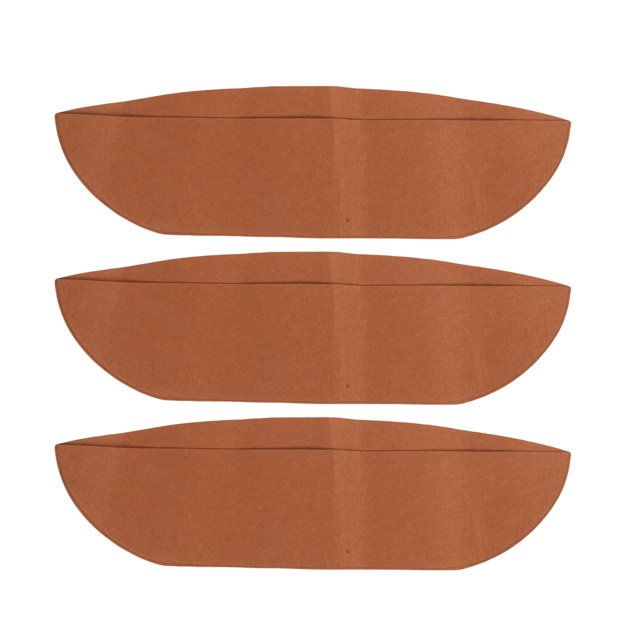 Felt Window Box Liners, Breathable Planter Basket Liners, Set of 3 for Wall Hanging Baskets, Window Boxes and More, Ideal for Vegetables, Flowers and Shallow Rooted Plants
