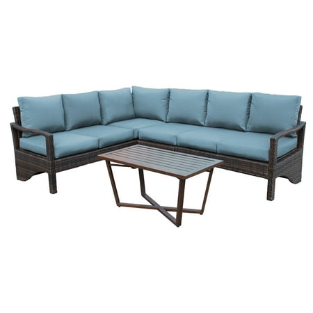 Augusta Wicker Corner Sectional