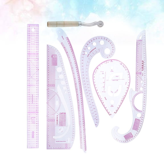 Tailor Rulers Set with and Cutting Ruler for Sewing Pattern Making and Accurate Measurements