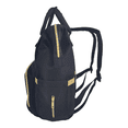 thumbnail image 2 of Mochila Pañalera Malubero Moderna De maternidad color Negro Malu1349, 2 of 3