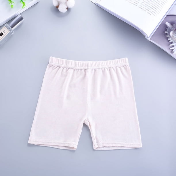 Pantalones de seguridad para niñas, pantalones cortos anti luz de color caramelo para niños, pantalones de seguridad para niñas, ropa interior de boxeo para bebés