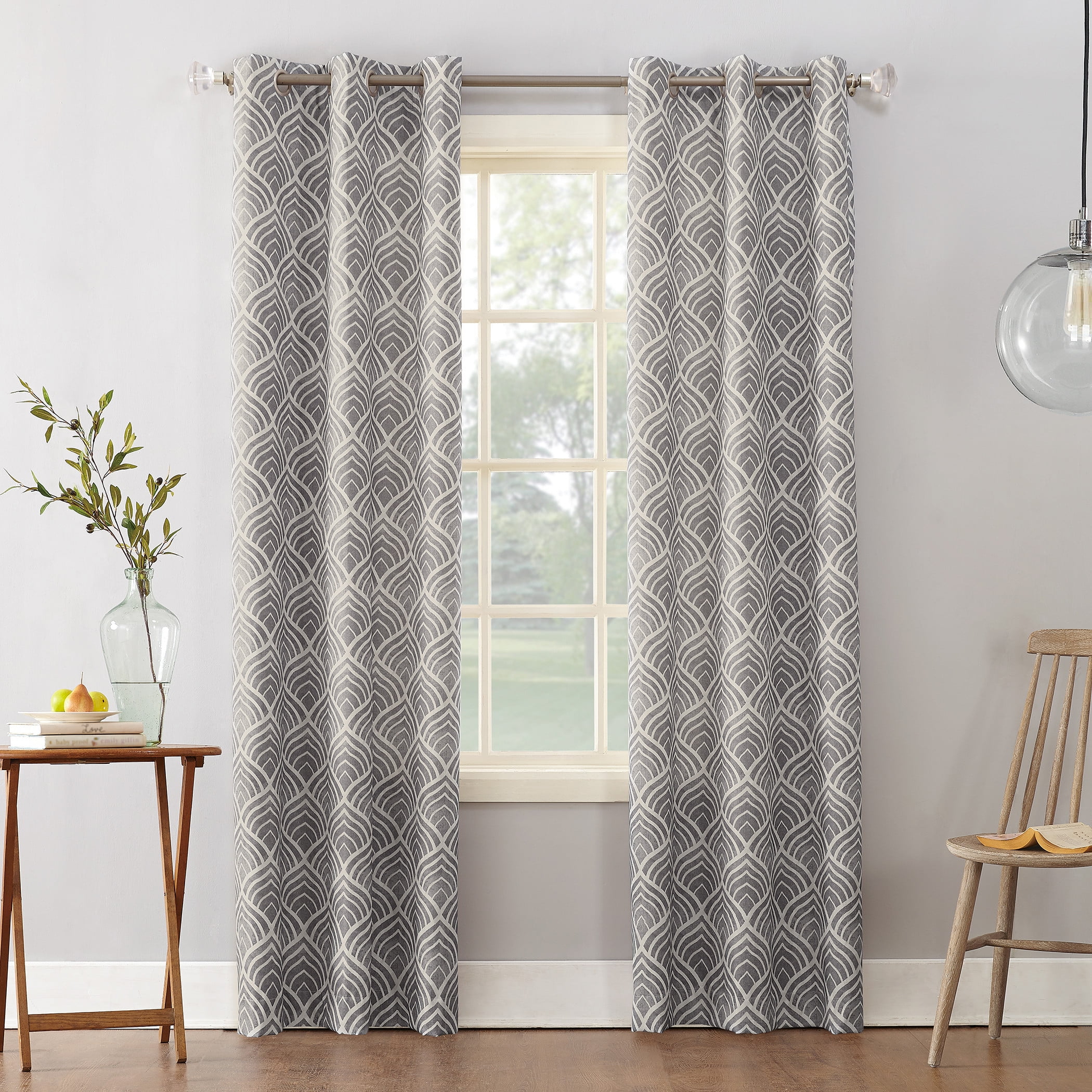 Blue Sun Zero Cooper Textured Thermal-Lined Grommet Curtain Panel 40/" x 95/"