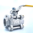 thumbnail image 3 of 1/4'' Stainless Steel 316 1000PSI 3 PC Full Port Ball Valve, 3 of 4