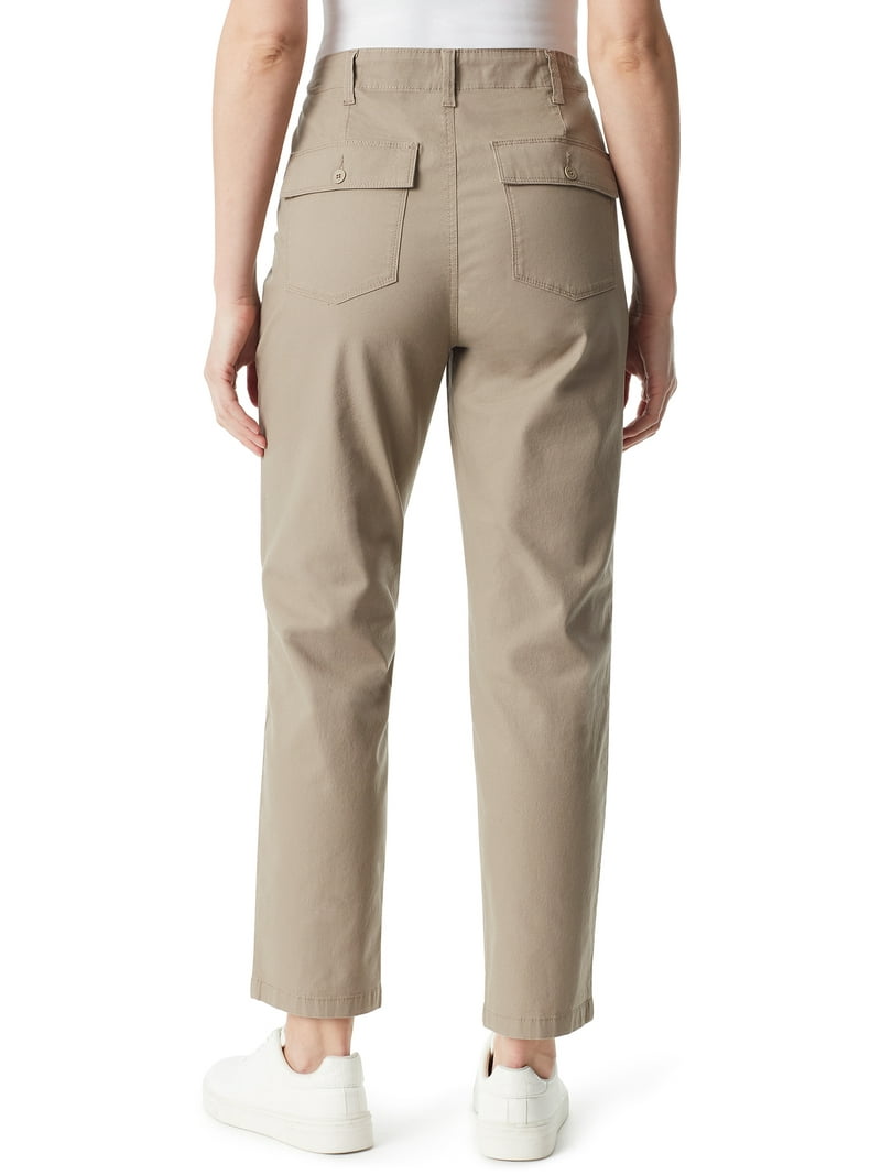 Gloria Vanderbilt Women's Mid Rise Utility Straight Jeans