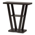 thumbnail image 2 of Baxton Studio Console en Bois Fini Brun Foncé, 2 of 8