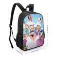 thumbnail image 2 of Family Guy Cartoon School Bag Daypack Multipurpose Backpack Satchel Bookbag Oxford Cloth Adjustable Shoulders Rucksack, 2 of 6