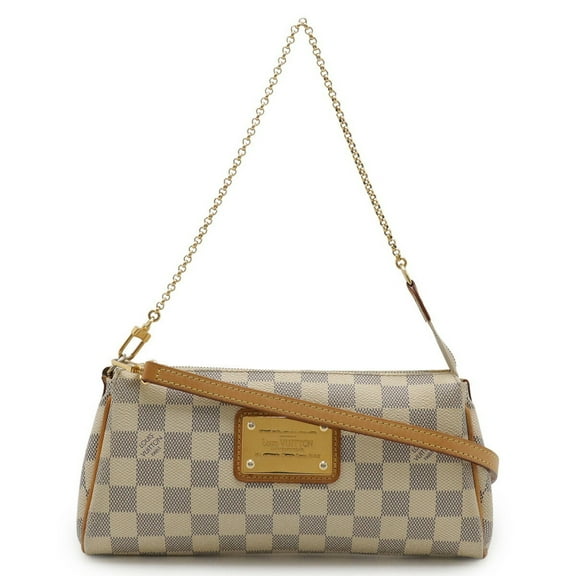 Pre-Owned LOUIS VUITTON Damier Azur Eva Pouch Chain Bag Shoulder N55214