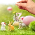 thumbnail image 5 of Ympkerial Floral Bunny Ornaments Set - Pastel Rabbit Alphabet Letter Hanging Pendants for Easter Tree Decoration and Spring Festival DIY Party Decor (L), 5 of 5