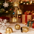 thumbnail image 5 of Decorative Bull Bells, 4-Piece Set of Harmonious Vintage Handmade Rustic Lucky Christmas Cow Bells, 5 of 5