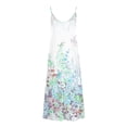 thumbnail image 5 of FcBaudy Camisole Sans Manches Col en V, Robes d'Été pour Femmes, Robes Décontractées Mode Imprimée Camisole Sans Manches Robe Femme, 5 of 5