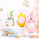 thumbnail image 5 of Conejo de Pascua hecho a mano, gnomo, conejo de felpa sueco, Tomte escandinavo, elfo, adornos enanos, decoración navideña de primavera, 5 of 5