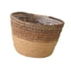 thumbnail image 2 of Cesta de plantador tejido Cesta de almacenamiento decorativo Cesta redonda Caneta de plantas de planta Contenedor de planta para el césped del porche S, 2 of 8