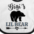 thumbnail image 4 of Inktastic Gigi Lil Bear Grandson Boys Baby Bib, 4 of 4