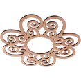thumbnail image 2 of 16"OD x 5 1/2"ID x 3/8"T Cohen Wood Fretwork Pierced Ceiling Medallion, Cherry, 2 of 3