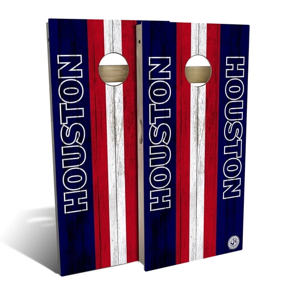Skip's Garage | Houston Football Cornhole Board Set | Includes Boards & Bags | Choose Your Size & Accessories