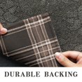 thumbnail image 6 of Brown and Black Checkered Pattern Washable Non Slip Indoor Door Mat, Decorative Entry Rug for Entrance, Bedroom, Kitchen, Bathroom, 16"x47", 6 of 6