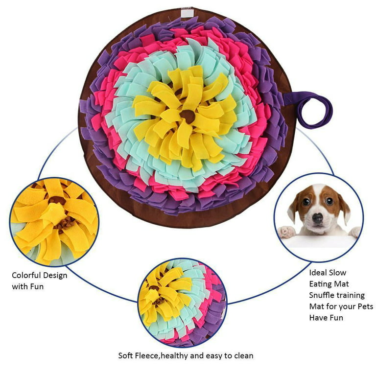 Pet Snuffle Mat For Dogs Sniff Mat Dog Enrichment Toys Mental Stimulation  Boredom Play Mat For Small Medium Dogs