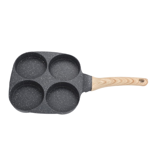 Sartén Antiadherente de Aluminio para Huevos, 4 Tazas, Sartén para Panqueques, Fácil de Limpiar, DE, Estufa de Gas, Utensilios de Cocina de Inducción