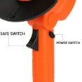 thumbnail image 6 of YAHHU Cordless Tiller Cultivator, 21V 1.5Ah Battery Handheld Garden Cultivator, 4-Row Tines, 4-Inch / 10.16 cm Width, 235RPM Electric Yard Tiller, EU Plug, 6 of 9
