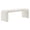 Ivory, variant on Modway Simba 60" Boucle Fabric Upholstered Waterfall Long Bench in Black