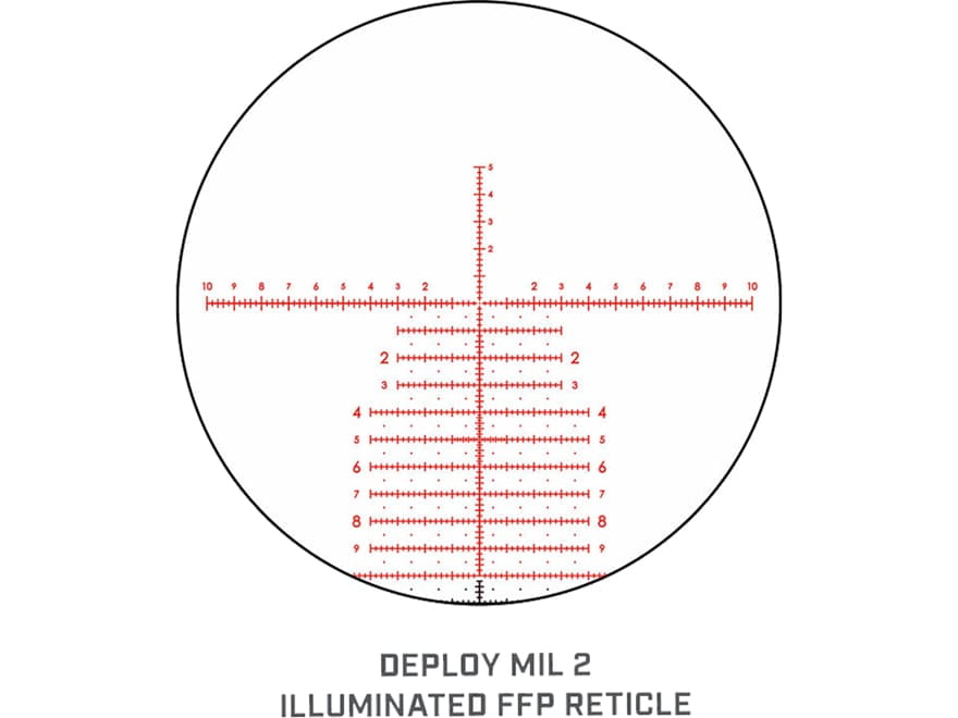 Bushnell Match Pro Rifle Scope 5-30x 56mm Illuminated Deploy Mil 2 Reticle Matte Black