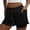 Black-shorts, variant on Womens Color Block Cargo Shorts High Waisted Pocketed Casual Streetwear Bottoms Active Knee Length Pants Black S