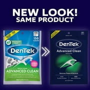 DenTek Triple Clean Advanced Clean Floss Picks, No Break Floss, 150 Count