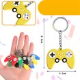 thumbnail image 3 of Paquete de 6 llaveros de juego, llavero de juego, relleno de bolsa de fiesta de juego, controlador de videojuego, llavero de videojuego, llaveros, dijes colgantes de mango de juego para, 3 of 7