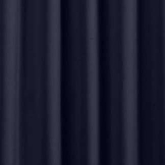 Exclusive Home Curtains Sateen Twill Woven Room Darkening Blackout Pinch Pleat Curtain Panel Pair, 84" Length, Peacoat Blue