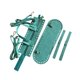 thumbnail image 1 of Kits para hacer bolsos DIY, reparación hecha a mano, asa transporte para cartera y bolso hombro. azul del lago, 1 of 9