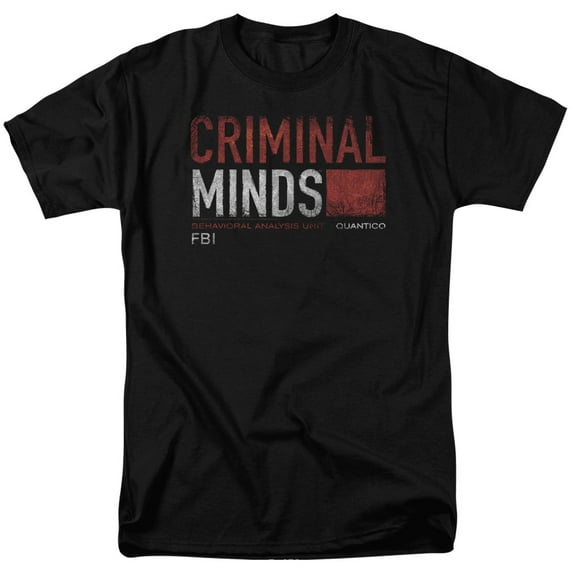 Criminal Minds Title Card Mens Short Sleeve Shirt
