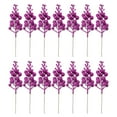thumbnail image 1 of Advancent 14 piezas de decoración de flores de árbol de Navidad, adorno de boda DIY, accesorios de diseño multiusos, accesorio de compromiso Kits de decoración para fiestas Púrpura claro, 1 of 6
