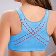 thumbnail image 6 of Daolelai Front-Hook Sports Bra Large Size No-Rim Underwear Cross-Border American Style Front-Hook Vest Lace Bra, 6 of 7