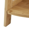 thumbnail image 5 of Linon Bracken Sturdy Solid Bamboo Corner Shelves in Natural Brown, 5 of 8