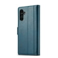 thumbnail image 3 of SaniMore for Samsung Galaxy A35 6.5" 2023 Case, PU Leather Magnetic Flip Folio Shell with Card Holders RFID Blocking Kickstand Shockproof TPU Magnetic Closure Business Cover, Blue, 3 of 10