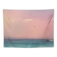 thumbnail image 5 of PRATYUS Pink Ocean Tapestry Beach Tapestry Pink Sea Sky Moon Tapestries Wall Hanging for Teen Girl Women Bedroom College Dorm Living Room Aesthetic Decoration Painting, 5 of 6