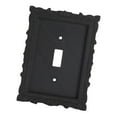 thumbnail image 2 of WLPZXP Light Switch Cover Plate Black Decorative for Household Bathroom Living Room Style A, 2 of 9
