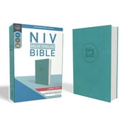 NIV, Value Thinline Bible, Large Print, Imitation Leather, Blue (Other)(Large Print)