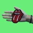 thumbnail image 2 of The Rolling Stones Patch Classic Tongue Logo Large cut out new Official Iron on, 2 of 2
